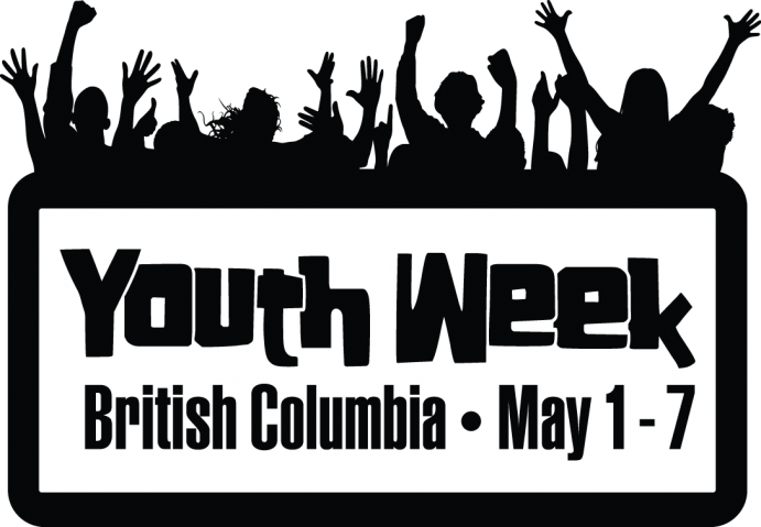 Youth Week Block Party - Bc Youth Week Logo Clipart (691x479), Png Download