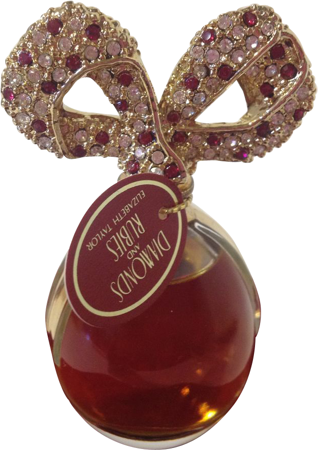 Elizabeth Taylor Diamonds And Rubies Pure Parfum - White Diamond And Rubies Perfume Clipart (883x883), Png Download
