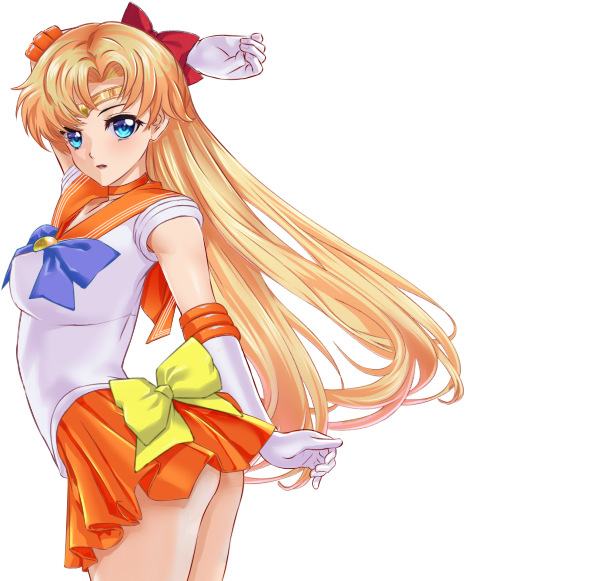 Aino Minako And Sailor Venus Drawn By Arion Canvas - Cartoon Clipart (816x624), Png Download