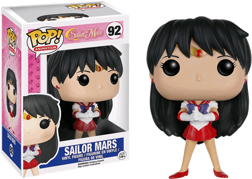 Pop Vinyls - Figura Sailor Moon Marte Pop Clipart (600x600), Png Download