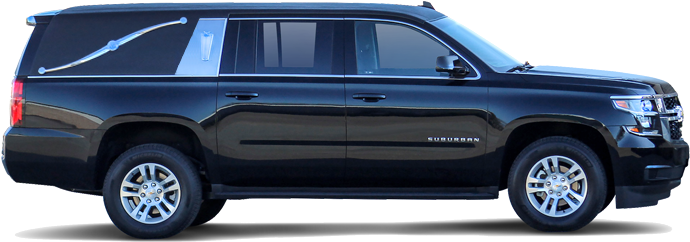 Chevrolet Chevy Suburban Specialty Vehicle Funeral - Ford Transit 15 Seat Minibus Clipart (735x460), Png Download