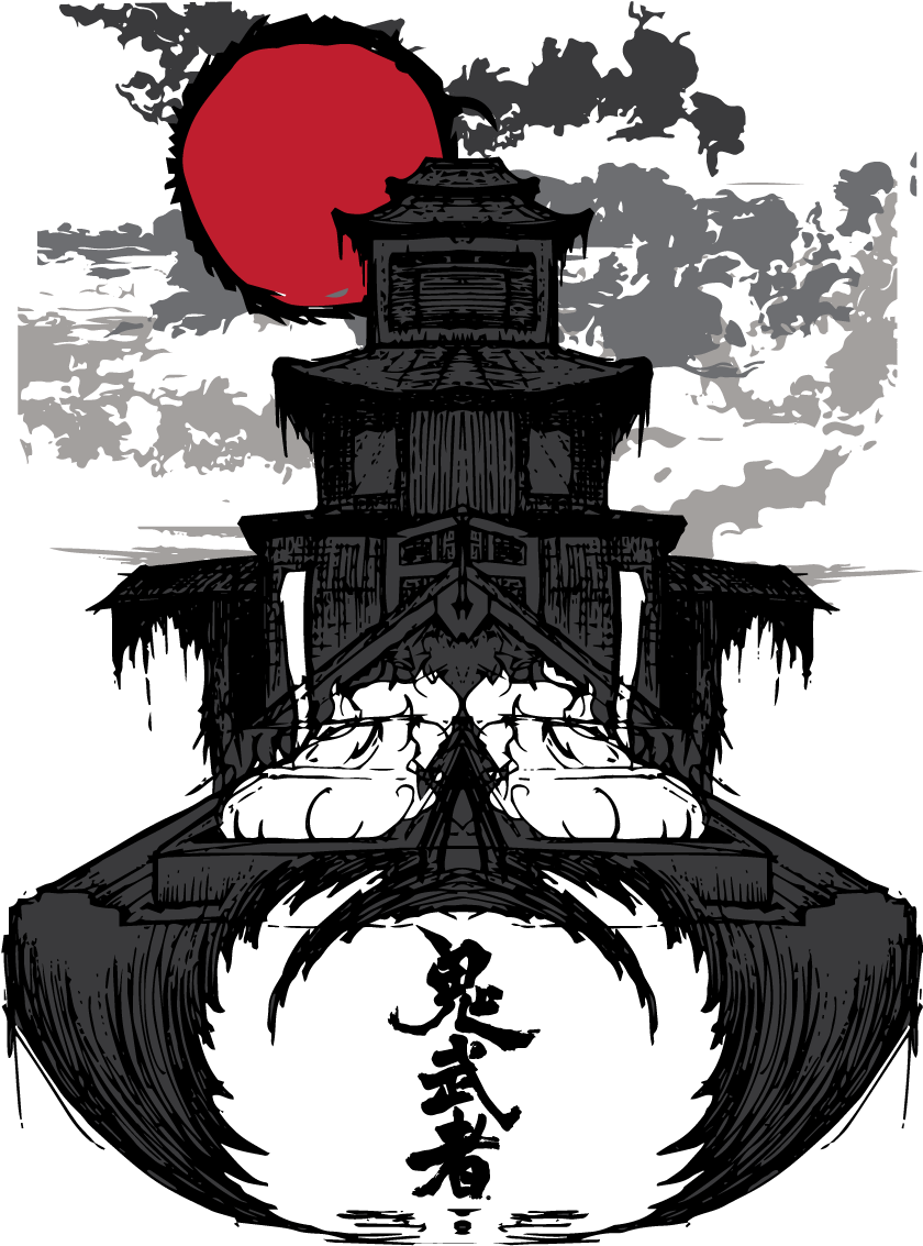 I Am A Huge Fan Of Onimusha, Here Is My Inayaba Castle - Illustration Clipart (842x1191), Png Download