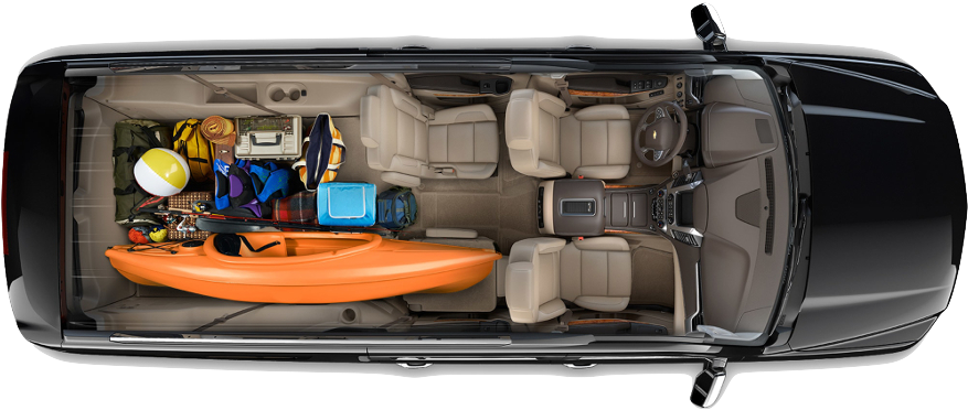 The Crisp Exterior Design Makes The 2018 Chevrolet - Chevrolet Suburban 2019 Interior Clipart (1100x440), Png Download