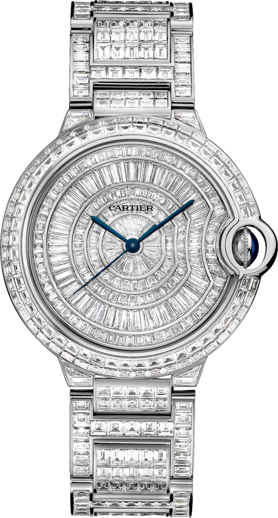 Cartier Ballon Bleu De Diamonds Fake Watches Clipart (551x1024), Png Download