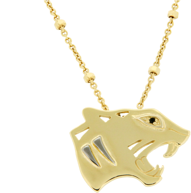 Missoma Panther Necklace Black Rhodium, Panther, Panthers, - Necklace Clipart (970x726), Png Download