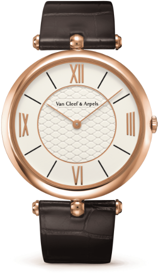 Pierre Arpels Watch, Rose Gold, Diamond - Van Cleef & Arpels Alfred Van Cleef Clipart (620x620), Png Download