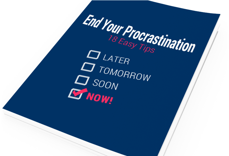 End Procrastination 18 Steps Ebook - Book Cover Clipart (750x500), Png Download