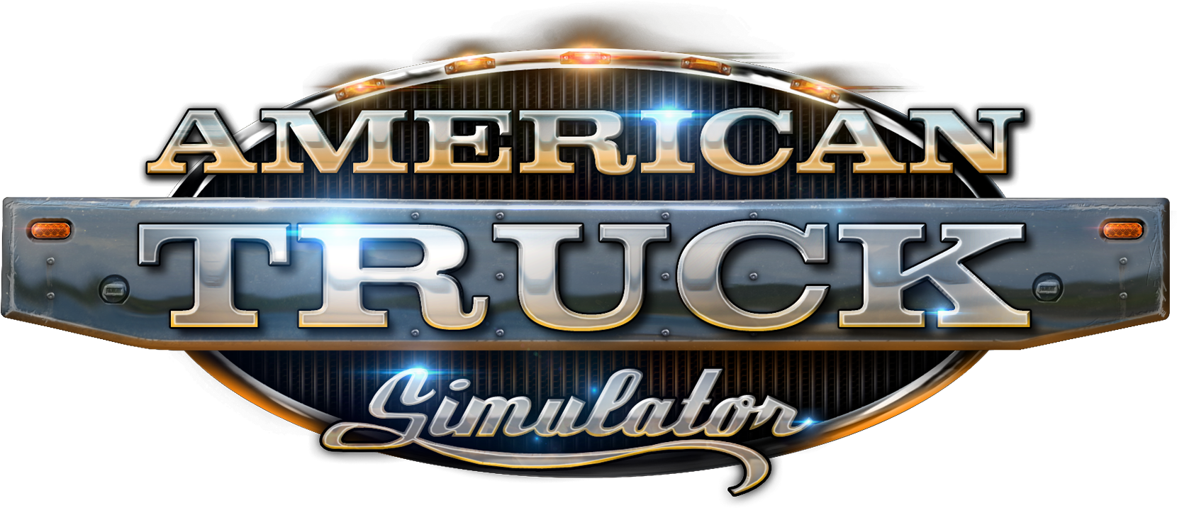 American Truck Simulator Logo Png - American Truck Simulator Zacatecas Clipart (1714x752), Png Download