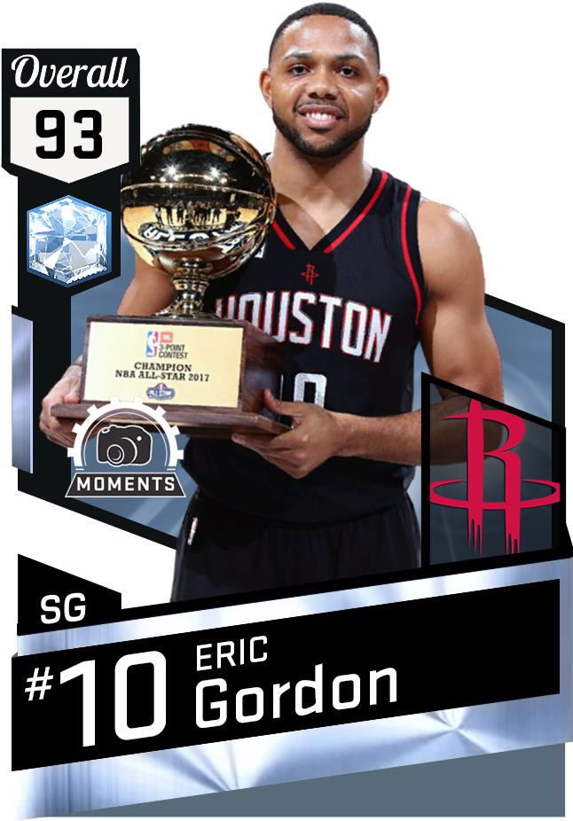93 Ovr Porizingis , 93 Ovr Eric Gordon (3pt), 90 Ovr - Jimmer Fredette Nba 2k17 Clipart (651x941), Png Download