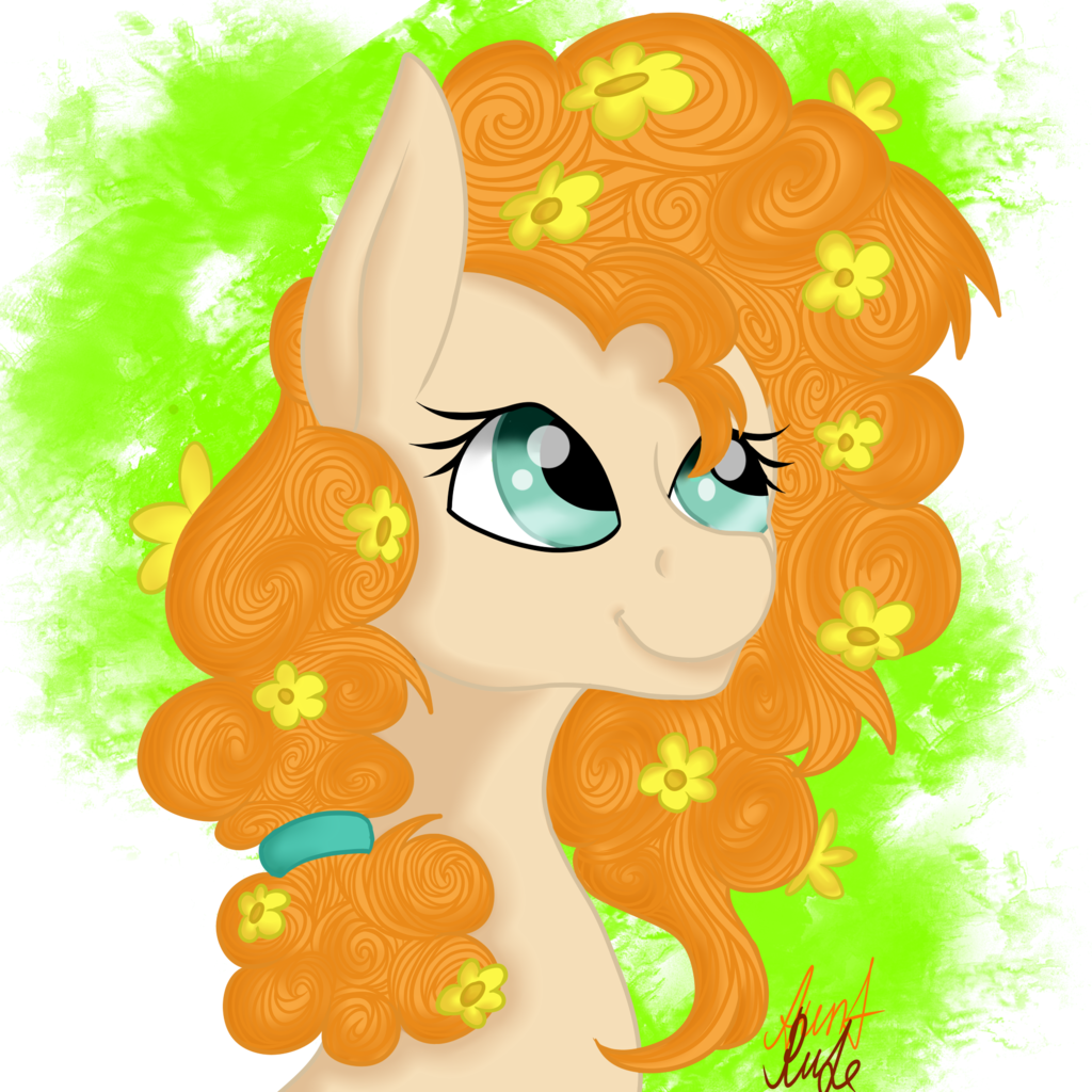 Auntrude, Buttercup, Earth Pony, Female, Flower, Flower - Cartoon Clipart (1024x1024), Png Download