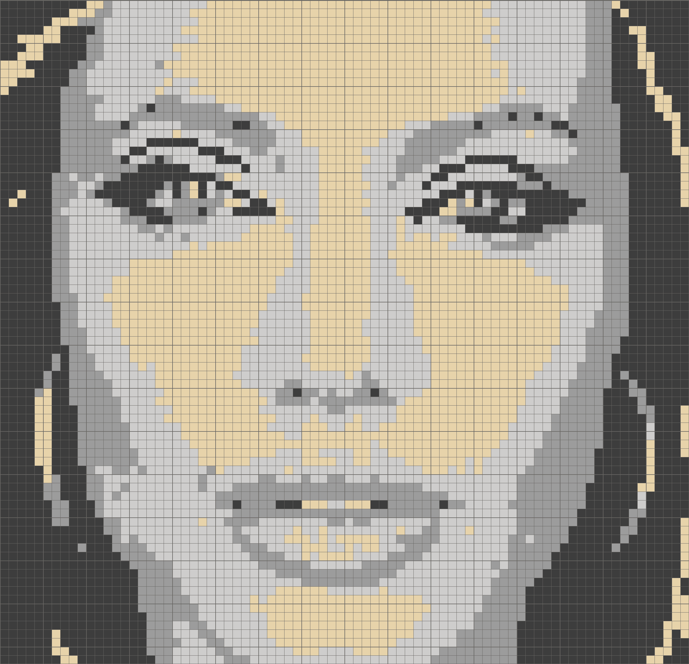Level 8 - 53 - Actress - Cross-stitch Clipart (2400x2310), Png Download
