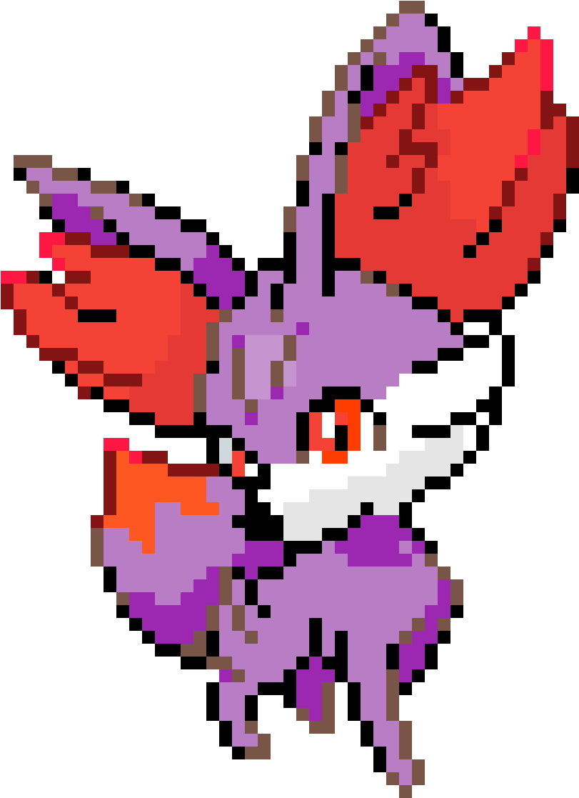 Fennekin - Pixel Art Clipart (1152x1152), Png Download