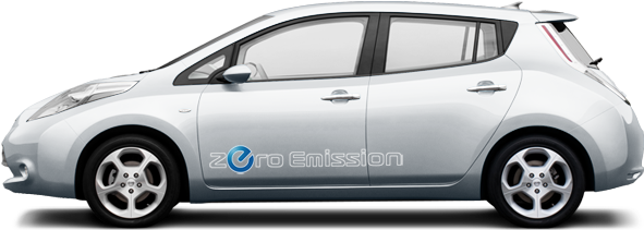 Nissan Leaf At Windsor Nissan In East Windsor, Nj - 2017 Kia Rio Sedan Silver Clipart (640x480), Png Download