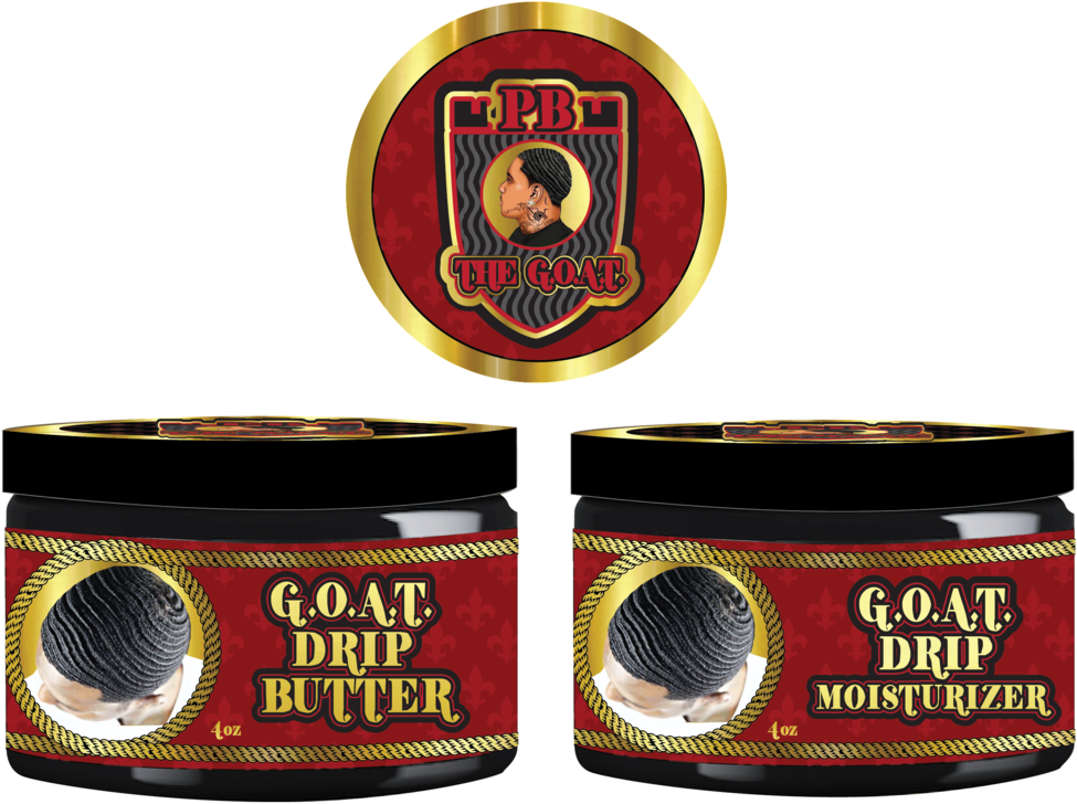 Goat Drip Butter & Moisturizer Duo ** Pb The Goat Merch - Goat Drip Butter Waves Clipart (1199x927), Png Download