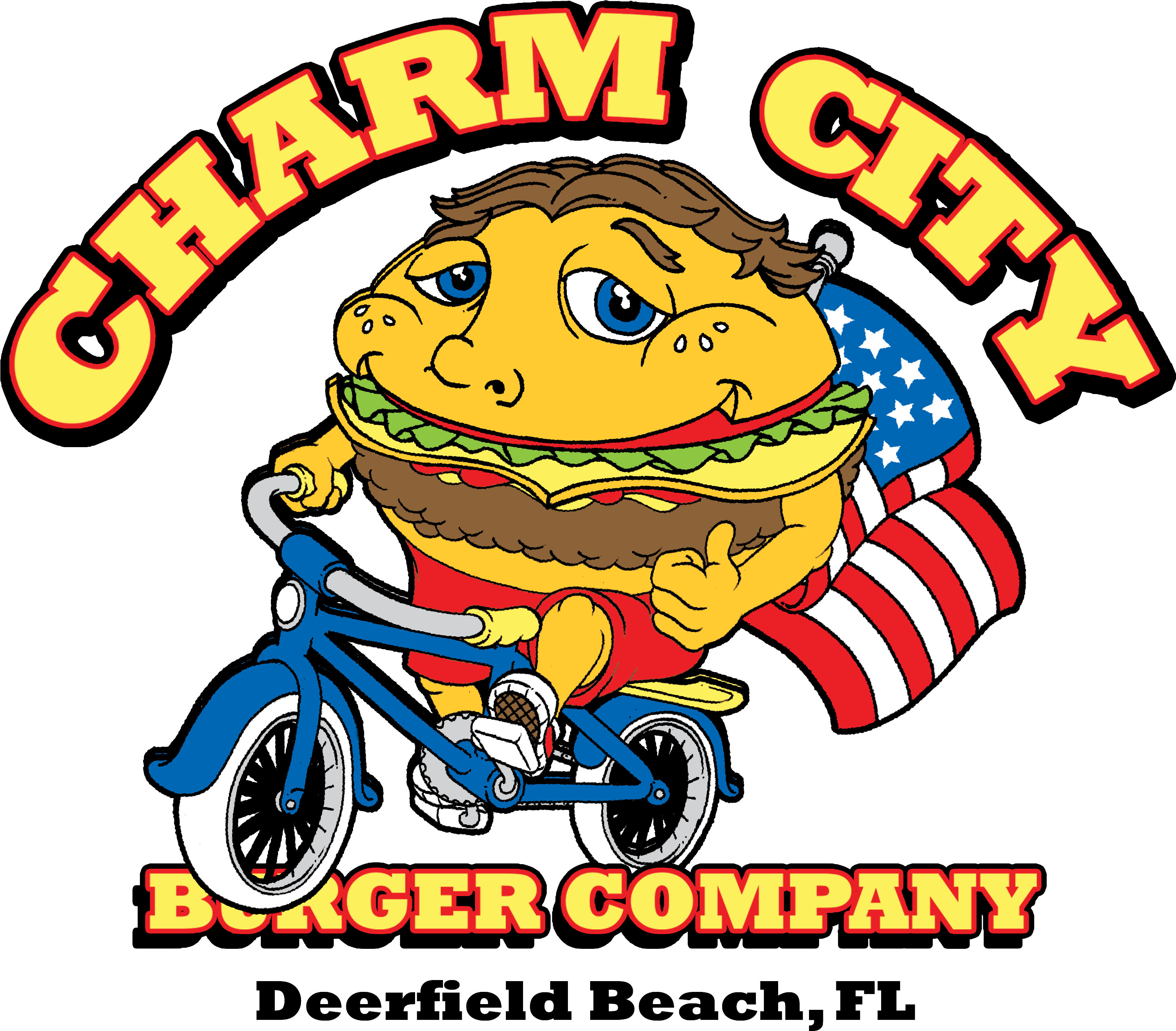 Charm City Burger Clipart (3600x3600), Png Download