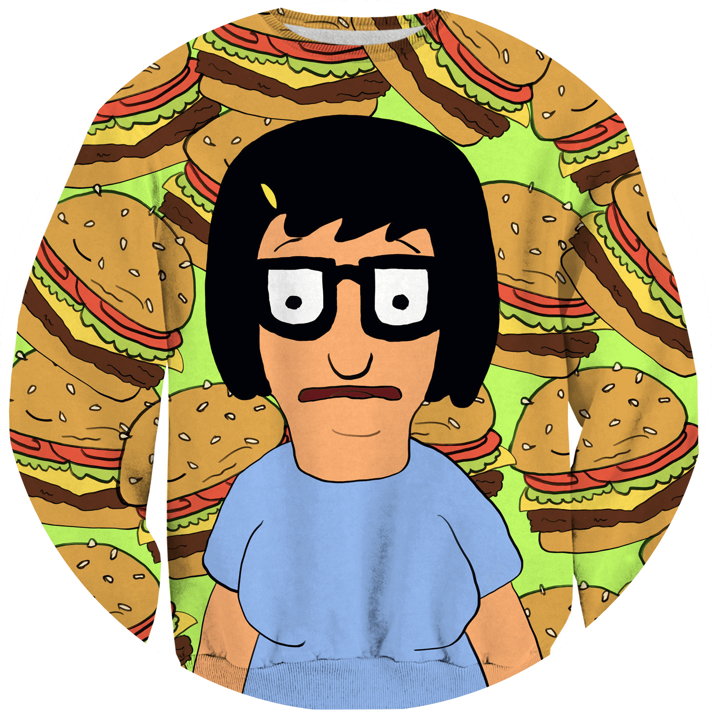 7 Chophouse Sweater Burger - Illustration Clipart (1465x1465), Png Download