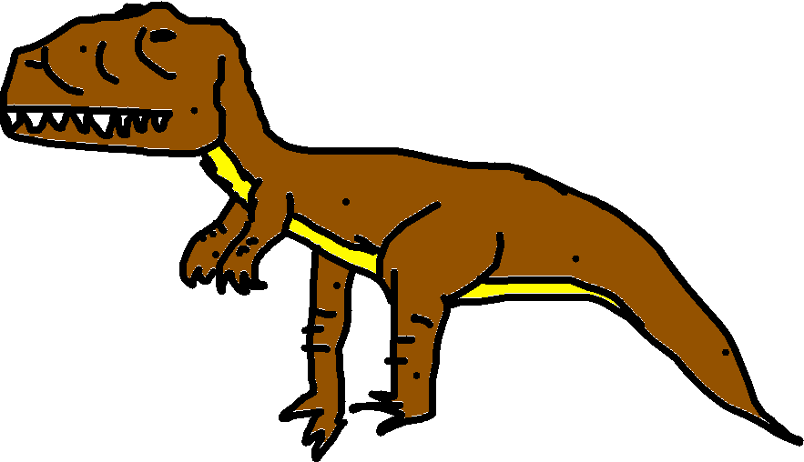 Tyrannosaurus Rex - Drawing - Tyrannosaurus Clipart (883x508), Png Download