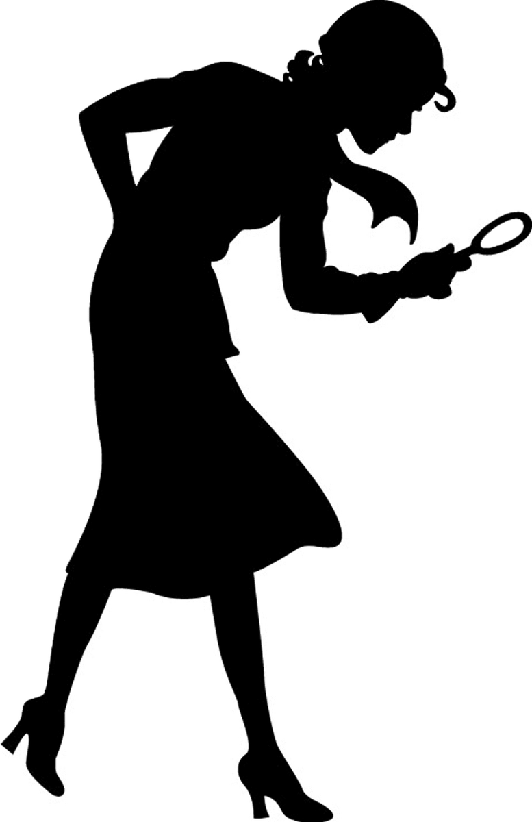 Vector Black And White Stock Basketball Silhouette - Nancy Drew Silhouette Clip Art - Png Download (777x1200), Png Download