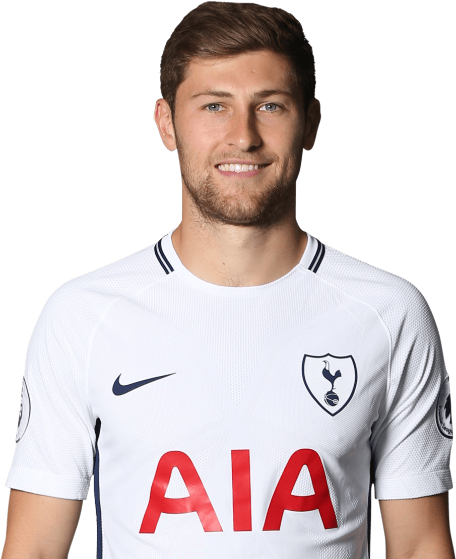 Ben-davies - Tottenham Long Sleeve Jersey 18 19 Clipart (1024x1145), Png Download