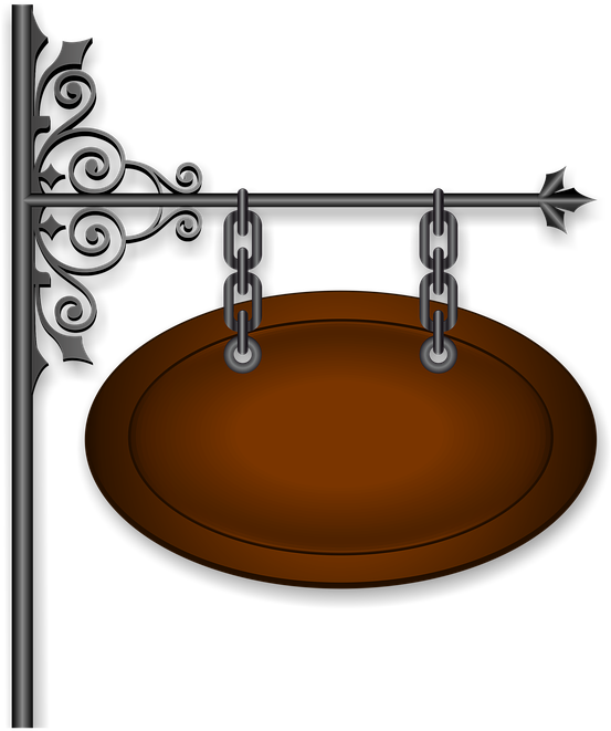 Signboard An Array Of Billboard Prospectus - Signboard Png Transparent Pink Clipart (684x720), Png Download