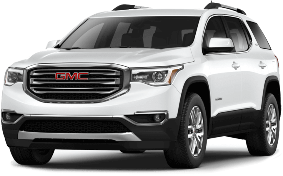 2017 Gmc Acadia - Gmc Acadia White 2017 Clipart (1000x683), Png Download