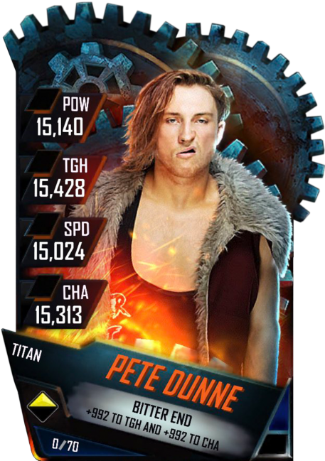 Supercard Petedunne S4 17 Monster - Wwe Supercard Finn Balor Clipart (456x720), Png Download