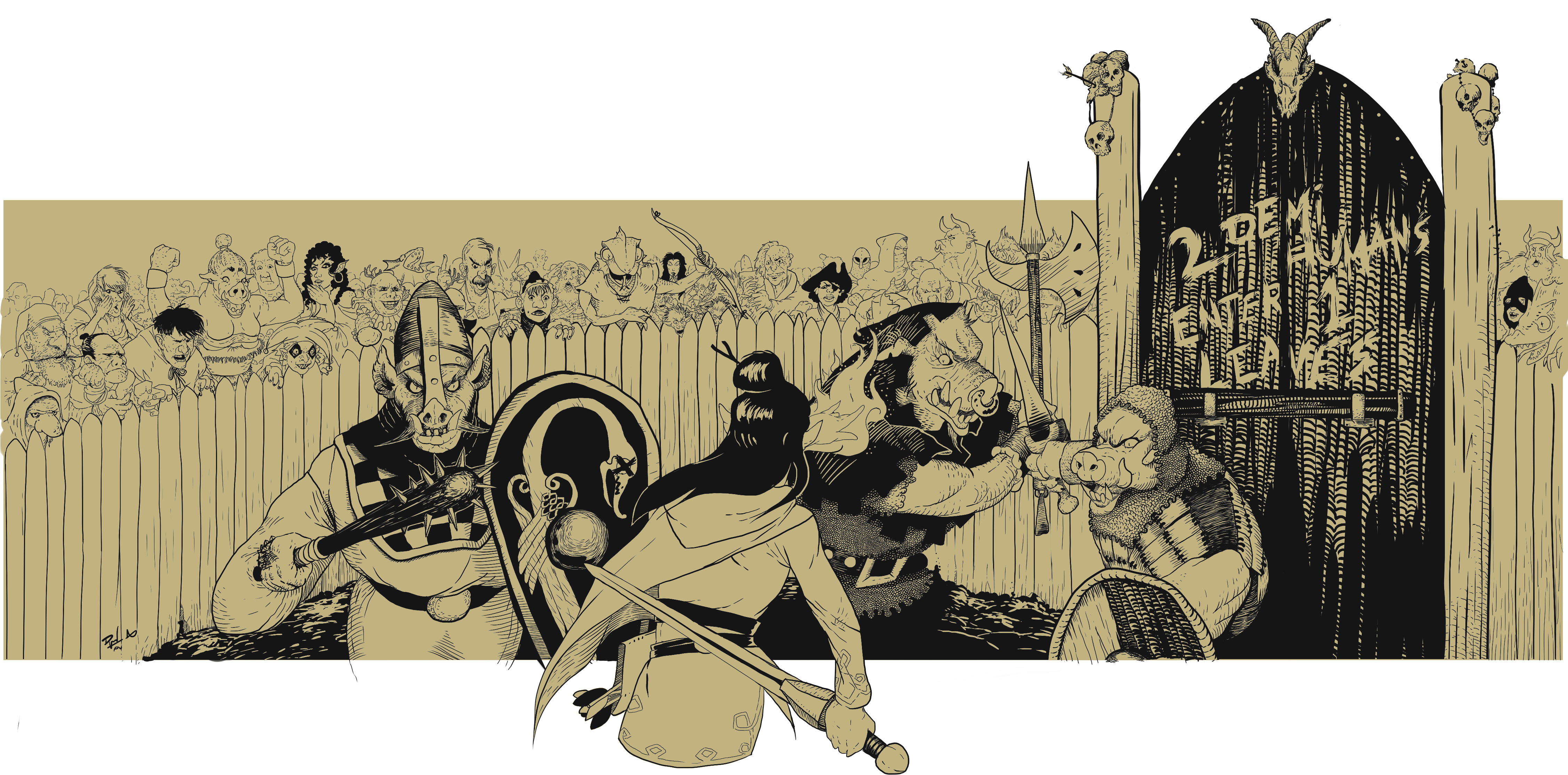 Art By Duamn Figueroa - Illustration Clipart (4507x2550), Png Download