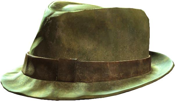 Trilby Png - Fallout 4 Hat Clipart (702x448), Png Download