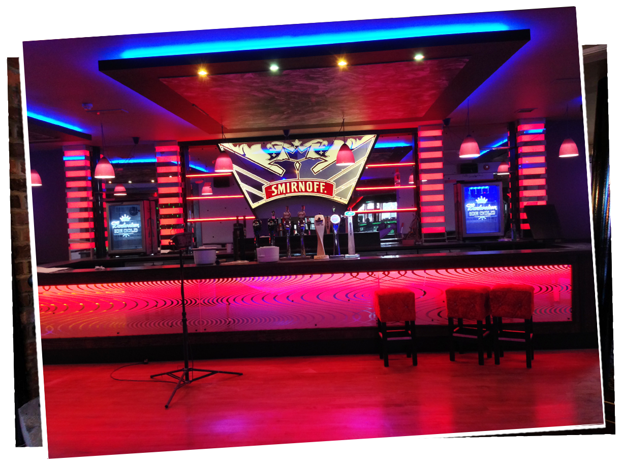 The Black Lion Nightclub - Night Club Toilets Design Clipart (1400x932), Png Download