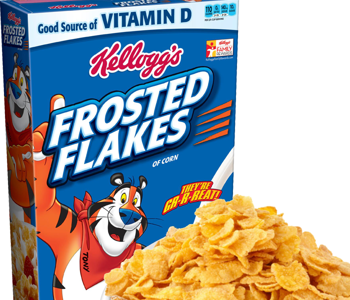 Mission - Kellogg's Frosted Flakes Box Clipart (700x600), Png Download
