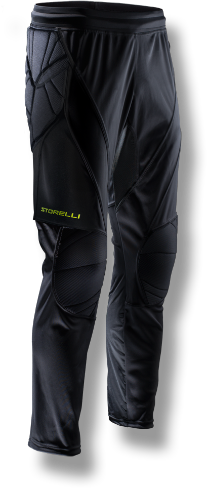Soccer Youth Kids Goalkeeper Pants Knee Panel Fitted - Storelli Exoshield Gk Pants Mens Clipart (1024x1024), Png Download