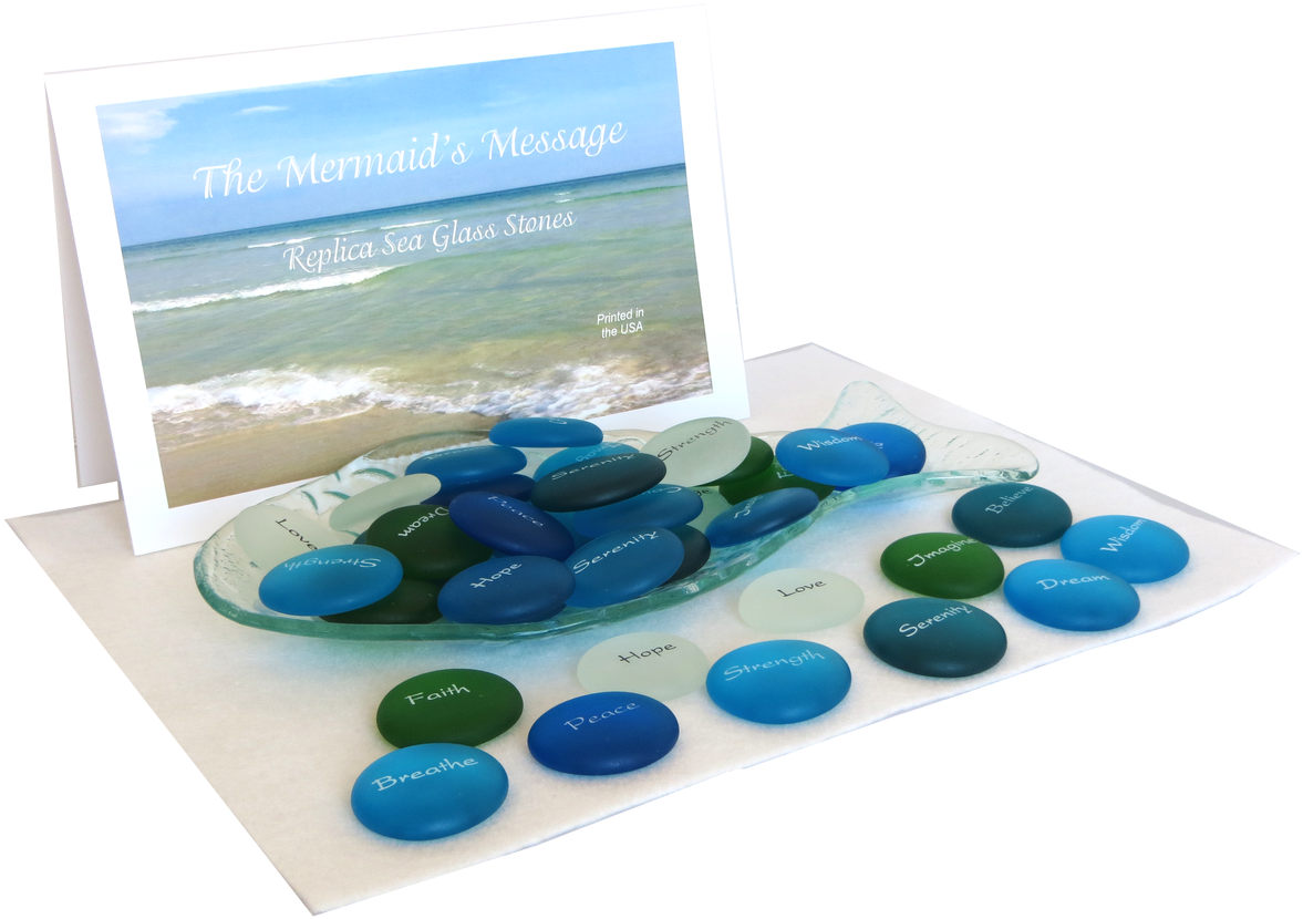 The Mermaid's Message Replica Sea Glass Stones From - Nutraceutical Clipart (1280x960), Png Download