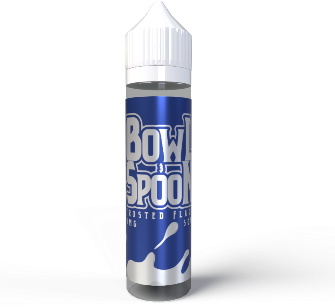 Bowl & Spoon Frosted Flakes - Bottle Clipart (1080x1080), Png Download