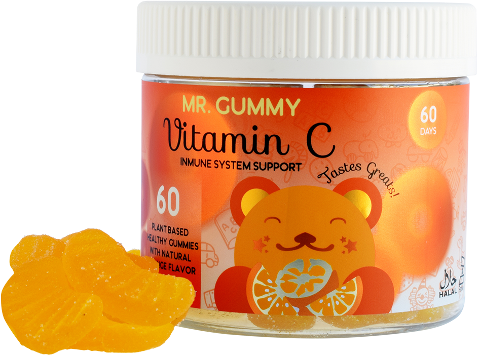 Kids Vitamin C Slices 60 Ct - Mandarin Orange Clipart (1000x1000), Png Download