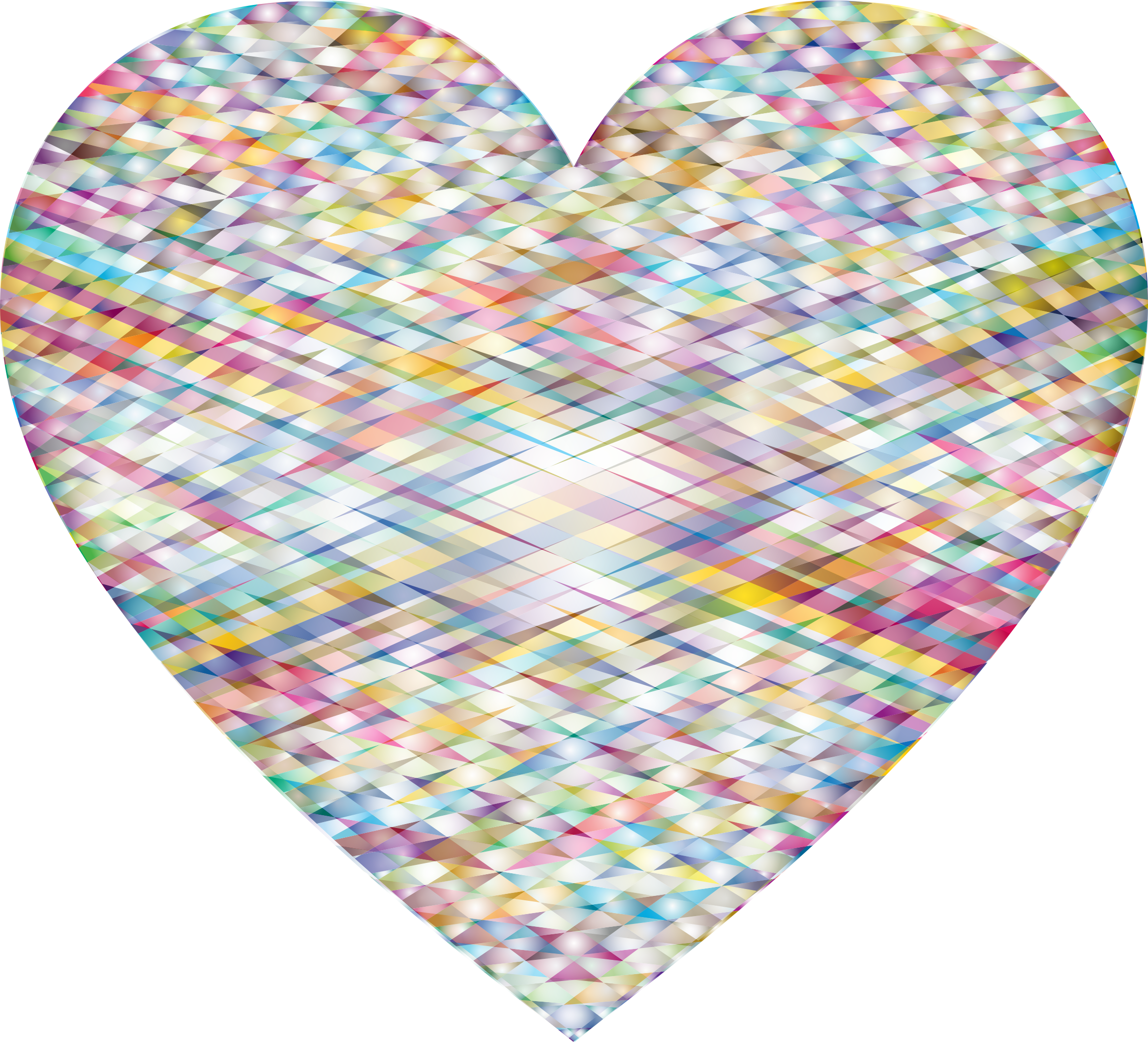 This Free Icons Png Design Of Geometric Heart 5 - Heart Clipart (2334x2118), Png Download