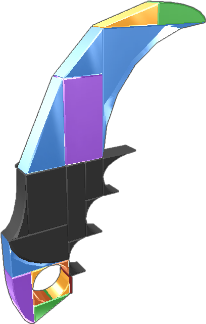 Karambit Fade - Collectable Clipart (768x768), Png Download