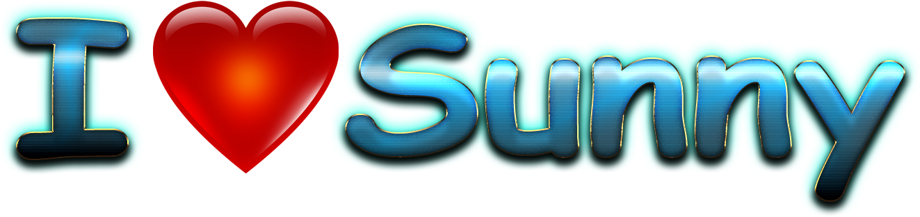 Sunny Love Name Heart Design Png - Ajay Pal Ka Name Ke Clipart (1323x313), Png Download