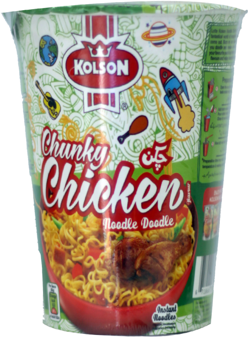 Kolson Cup Noodles Chunky Chicken - Instant Noodles In Pakistan Clipart (550x684), Png Download
