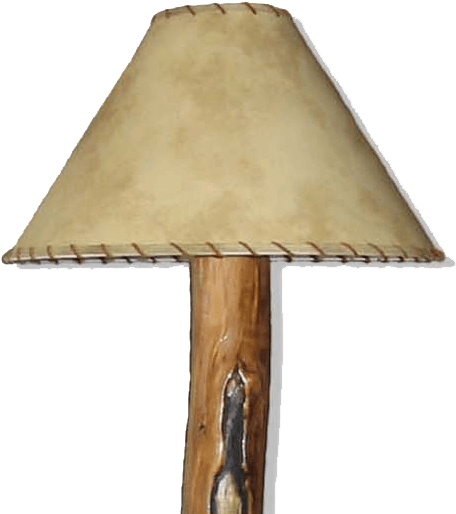 23" Leather Lace Lampshade - Lamp Clipart (576x547), Png Download