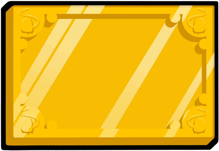 Golden Plaque For The Panda Shop - Sign Clipart (1600x1131), Png Download