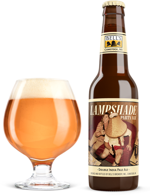 Lampshade Party Ale - Bells Lampshade Party Ale Clipart (550x736), Png Download