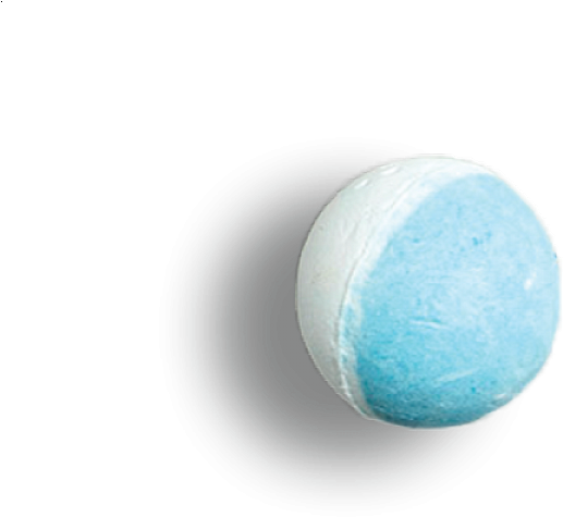 Bath Bomb 2 Colors - Sphere Clipart (720x565), Png Download