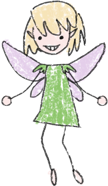 Fairy-helper - Cartoon Clipart (789x899), Png Download