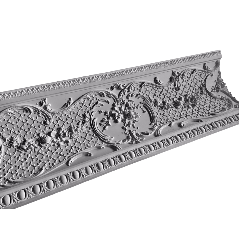 Plaster Crown Festooned Cove Molding Louis Xv 9-1/4" - Serving Tray Clipart (800x800), Png Download