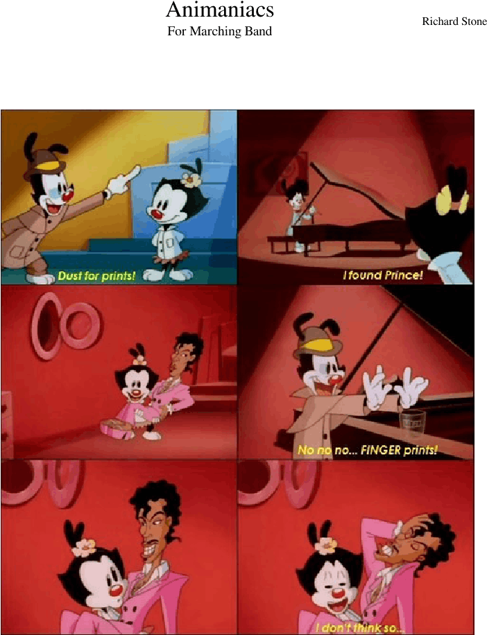 Animaniacs Sheet Music For Flute, Clarinet, Piccolo, - No Matter How Many Times You Watch Clipart (850x1100), Png Download