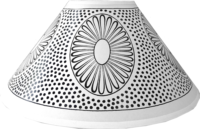 Lampshade14inch - Daisy Bw - Midterm Election Results Clipart (1000x567), Png Download
