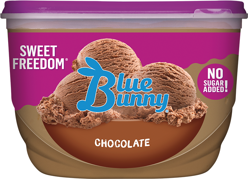 Sweet Freedom Chocolate Ice Cream - Blue Bunny Chocolate Ice Cream Clipart (847x600), Png Download