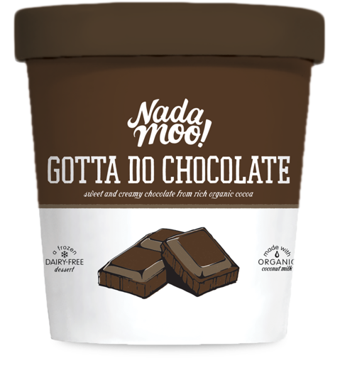 Gotta Do Chocolate Ice Cream - Nada Moo Chocolate Ice Cream Clipart (600x600), Png Download