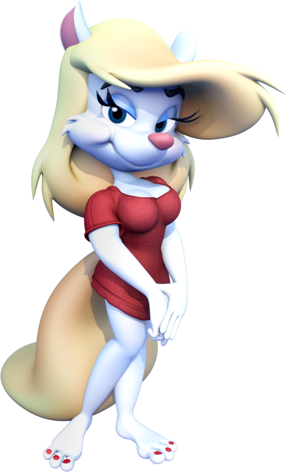 Minerva Mink From Animaniacs Clipart (1084x1638), Png Download