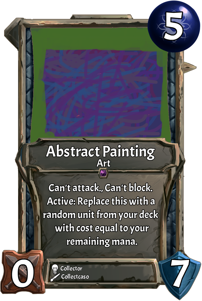 [card] Abstract Paintingweek - Portable Network Graphics Clipart (700x1041), Png Download